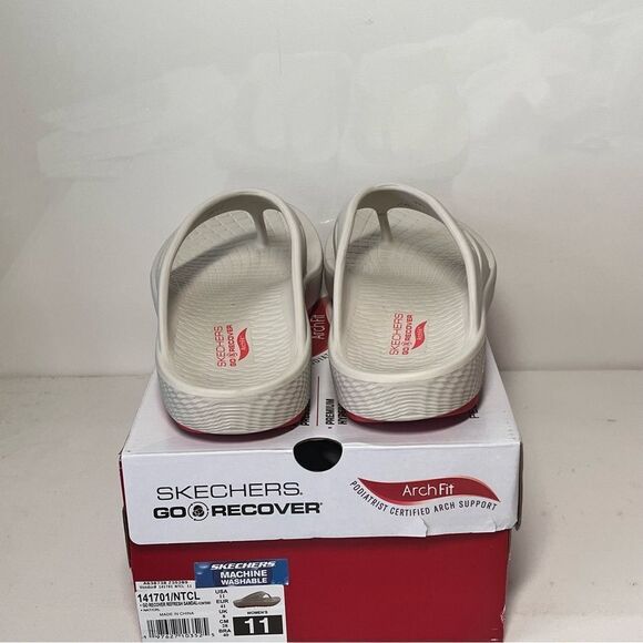 Skechers Contend GO Recover Washable Vegan Thong Sandals - Picture 7 of 8